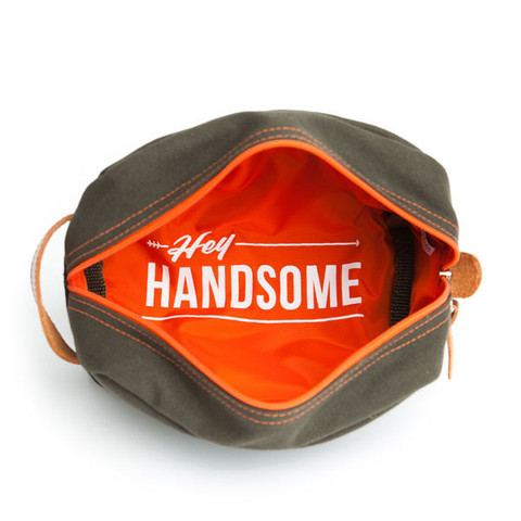 Hey Handsome Shaving Kit Bag